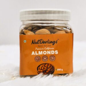 Nutdarlings Premium California Almonds 250grams Jar